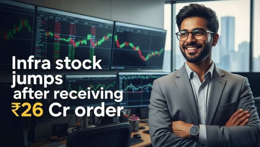 Infra Stock Jump With 26Cr Order